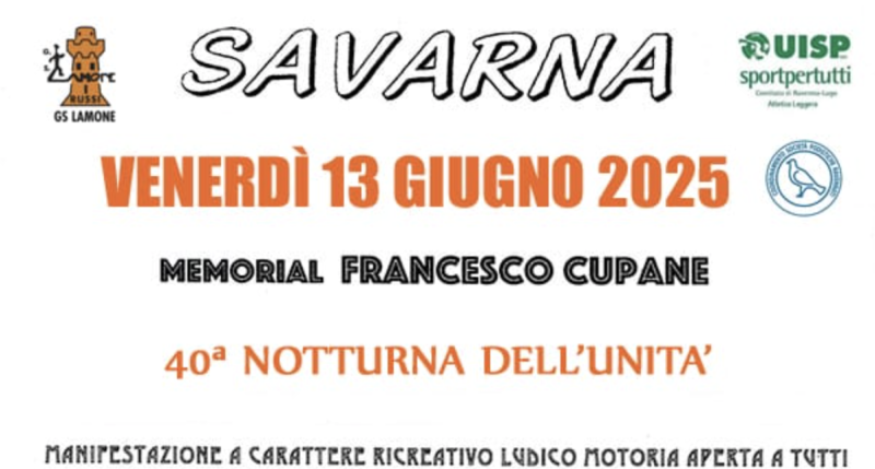 40° Notturna dell'Unità a Savarna